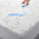 Bamboo Mattress Protector Hypoallergenic & Breathable Waterproof Cover. Fixed Price $33.99.