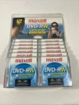 (new) Maxwell 12 Pack Dvd-rw Camcorder 30 Minute 1.4 Gb Rewritable Discs Sealed. Fixed Price $29.99.