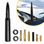 Bullet Style 0.5 Cal Black Antenna Mast Power For Chevy Silverado 2006-2021 Htx. Fixed Price $12.34.