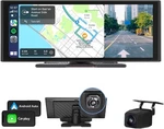 Eonon Car Stereo Monitor Dashcam 4KFRONT + 1080P Backup Camera Dvr Black. Fixed Price $95.93.